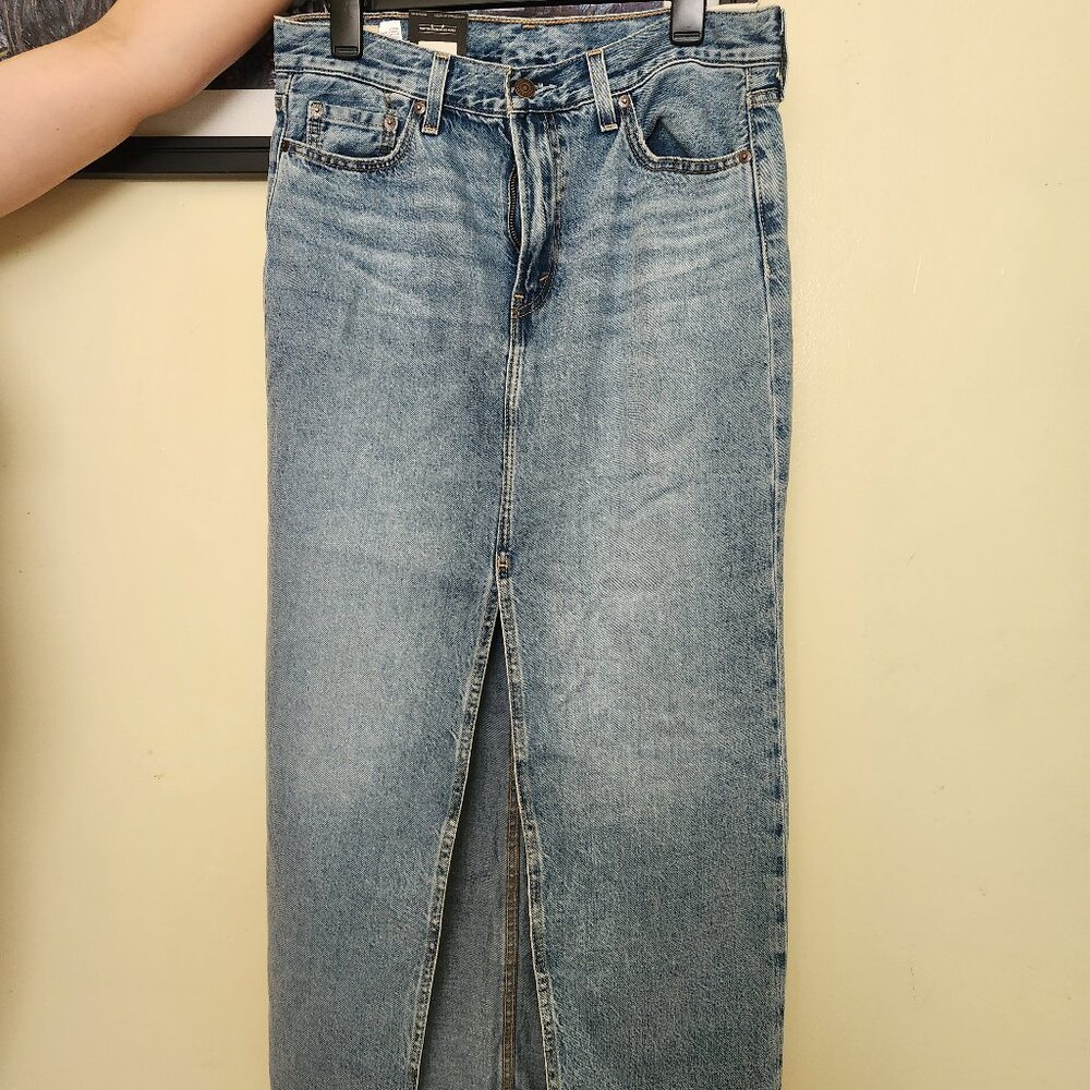 Levis Ankle Denim Skirt